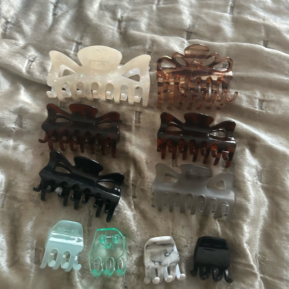 Hair claw clips set